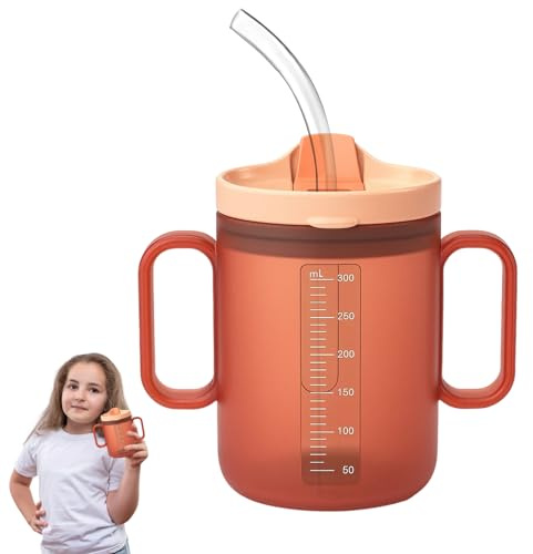 senioren trinkbecher, Schnabeltasse Senioren Mit Griff, Auslaufsicherer Trinkbecher Für Ältere Menschen Und Erwachsene, Praktische Schnabeltasse Für Senioren Mit Griffen, Ideal Für Parkinson Und Demen