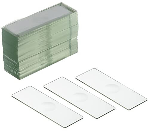 Bresser Mikroskop 50x Objektträger mit Vertiefung zur Untersuchung von Flüssigkeiten und Organismen