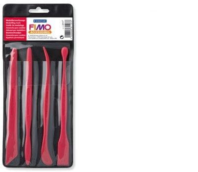 Fimo Modellierwerkzeug, 4er Set, Stäbe zum Modellieren, Werkzeug, Modellierstab