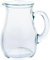 Excelsa Classic Carafe, Verre, Transparent 1 l 14x12x17 cm Transparent