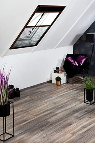 Insektenschutz Rollo Kombi Dachfenster Plissee 110x160 cm in weiß oder braun (braun)