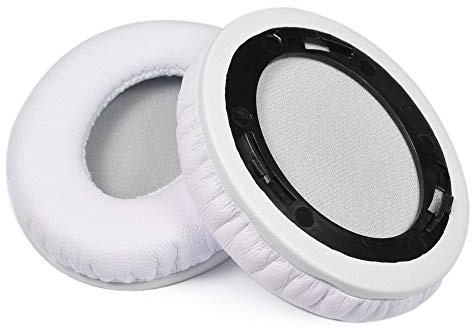 Solo 1.0 Replacement Earpads Ear Pad Cushion Cover Compatible with Monster Beats by Dr.Dre Solo 1.0 Solo HD Wired On-Ear Headphones (White)