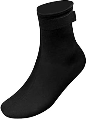 Tiuimk Tauchsocken 3mm, Surfen Schwimmsocken, Neopren, Schwarz - Größe M