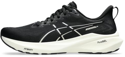 Asics GT-2000 13 Chaussures de Course pour Homme, Noir/Blanc, 45 EU