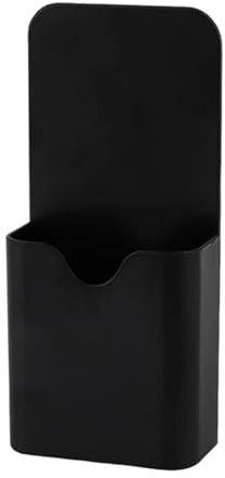 Generic Magnetischer Stifthalter für Kühlschrank | Organizer für Stiftebecher, trocken abwischbar, mit starken Magneten, ABS-Kunststoff, Schwarz