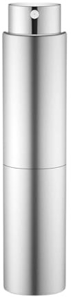 Perfume Atomiser Refillable 20ML Travel Aftershave Dispenser Spray Bottle Empty Leak Proof Silver