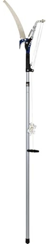 Pertiga telescopica 1,85-2,90m con set polea tijera/serrucho para poda con altura
