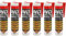 Multipurpose No More Nails, Heavy-Duty Mounting Adhesive, No Nails Strong Bond Glue for Wood, Ceramic, Metal & More, White Instant Grab Adhesive Mastic (6)