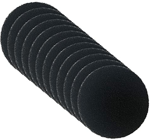 Vaguelly Filtre à Charbon pour Poubelle Cuisine, Lot de 12 Pièces | Éponge Noire, Effet Filtrant et Désodorisant, pour Aquarium et Petits Espaces