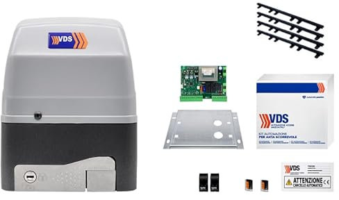 KIT Motor GEKO para Puertas Correderas de hasta 400 Kg, incluye motor Geko, cuadro de maniobras, 2 mandos, placa de fijación, juego de fotocélulas y manual de instalación.