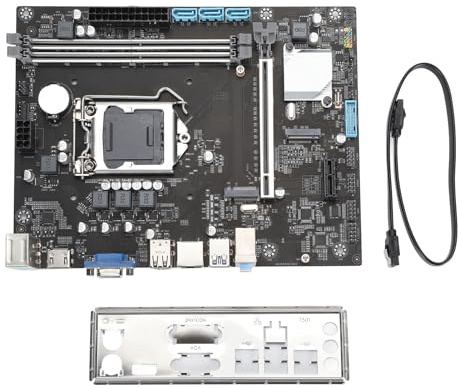 Carte Mère LGA 1151 M ATX Double Canal DDR4 SATA 3.0 Gigabit Network HD VGA Output Carte Mère de Bureau pour Ordinateur