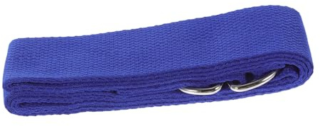Alipis 5 pièces Ceinture Yoga Non Élastique avec Boucle Métallique Ajustable Bande de Stretching et Compacte pour Pilates Entraînement Fitness et Yoga à Domicile