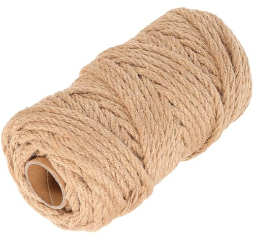 DIYEAH Sisalseil 6mm X 50m Katzenkratzbaum Ersatzseil Hanfseil zum Selbermachen Garten Dekoration Selbstgemacht Material