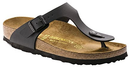 Birkenstock Damen Sandalen Flip Flops, Schwarz Lack, 6 Women/4 Men