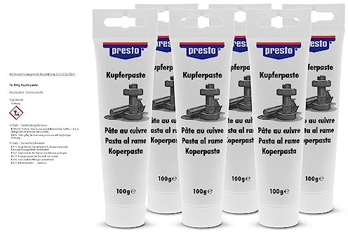 6x 100gr PRESTO Kupferpaste