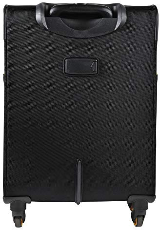 Exacompta 18934E Premium Trolley Exactive mit 15,6’’ Laptopfach und ausziehbarem Trolleygriff, wasserabweisend 3 USB Anschlüsse Reisetasche Reisekoffer ideal für Privat- und Geschäftsreisen, schwarz