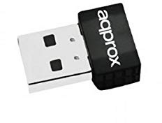 Approx Adaptador Red APPUSB600NAV2 USB2.0 WiFi.N/600MBPS Nano