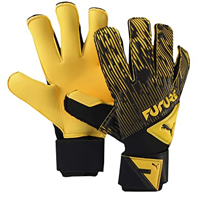 Puma Future Grip 5.2 SGC Torwarthandschuhe, für Erwachsene, Unisex, Ultra Gelb, Schwarz, Weiß, Größe 8