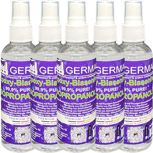 5x100ml Isopropanol 99,9% IPA Lösungsmittel Isopropylalkohol 2-Propanol Reiniger