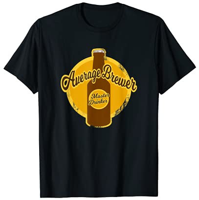 Herren Lustiger Bierbrauer für Zuhause T-Shirt