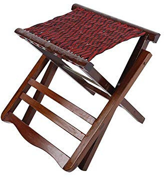 Sgabello sedia schienale esterno facile da trasportare sedia pieghevole sgabello da pesca sedia da pranzo sedia da salotto in legno (taglia : L), taglia: S (taglia : L)