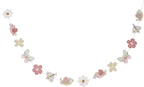 Little Dutch 4773 FSC Girlande Dekoration Blumen und Schmetterlinge - Flowers & Butterflies