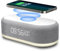PDKUAI 4 in 1 Wecker Digital mit Ladestation,15W Kabelloses Schnell Ladegerät für iPhone/Samsung/Pixel,LED-Display mit Temperatur,Alarm Clock 3 dimmbares Nachtlicht und USB-Ladegerät (weiß)