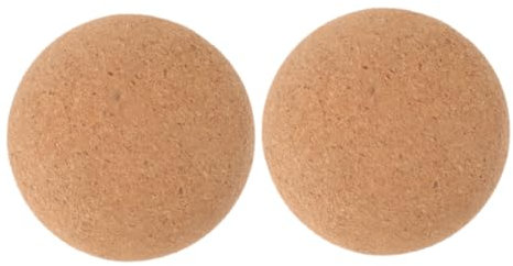 Sosoport 2stücke Massageball Aus Kork Für Yoga Und Fitness Muskelmassagegerät Für Rücken Nacken Und Füße Praktisches Massagegerät Zur Entspannung Und Selbstmassage
