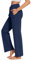 PINSPARK Pantalones de Jogging para Mujer, Pantalones Acampanados de Cintura Alta, Pantalones de Yoga, ProteccióN UV, Pantalones de Ocio con Perneras Anchas EláSticas y 4 Bolsillos