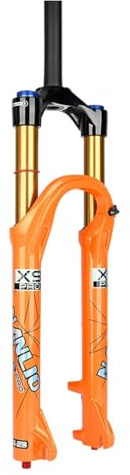 HSIRYAOHD Mountainbike-Federgabel, 26 Zoll, gerade/konisch, 140 mm, Scheibenbremse, Vordergabel, 9 x 100 mm, Schnellspanner-Dämpfungseinstellung, HL/RL