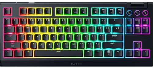 Razer BlackWidow V4 Tenkeyless HyperSpeed Wireless Hot-swappable Gaming Keyboard