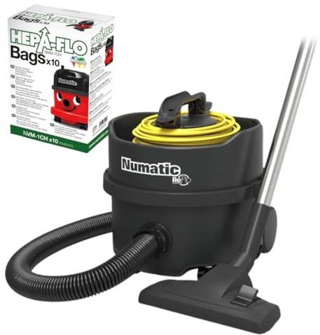 PRP180 Henry Hoover Numatic Dry Industrial Powerful Nuvac Commercial Vacuum Cleaner With Full Kit - 3 Years Warranty (PRP180 + 10 Bags)