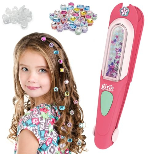 ZXTGBQ Kinder Spielzeug ab 5-12 Jahre Haarschmuck Mädchen, Haarschmuck Mädchen, Hair Braiding Machine DIY Haardekoratio, Geschenk mädchen 5 6 7 8 9 10 12Jahre