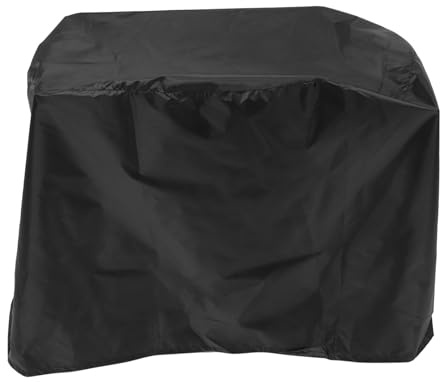 iplusmile Funda para Barbacoa Cubierta Color Negro para Proteger Tu Grill Al Aire Intemperie Funda Barbacoa Redonda