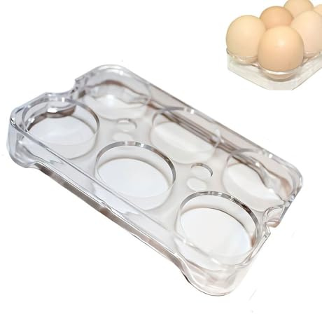 Egg Holder Fridge Egg Holder Storage Fridge Holds Up to 6 Eggs