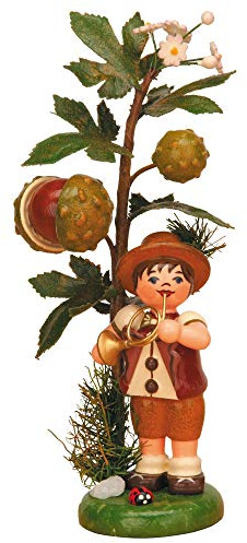 Hubrig-Volkskunst Herbstkinder Herbstkind Kastanie * Höhe 13cm