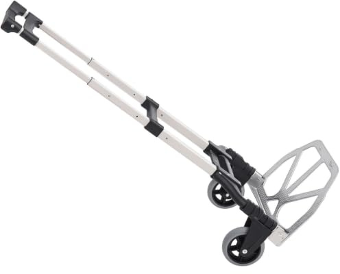 HOMCOM Carro Plataforma de Transporte Carretilla Plegable Carretilla de Mano hasta 70 kg