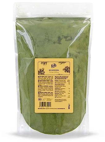 KoRo - Bio Moringa Pulver 500 g - Naturbelassenes Superfood glutenfrei und vegan aus 100% biologischem Anbau