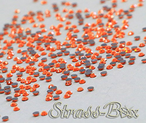 Hotfix 2CUT Strasssteine SS10 Hyacinth 500-70000 Menge wählbar Orange 5.000
