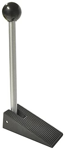 WAGNER Türkeil COMFORT - 105 x 50 x 240 mm, Feststellhebel aus Stahl, thermoplastischer Kautschuk, zum Unterschieben und Einklemmen, fixiert die Tür, schützt Tür und Wand - 15697501