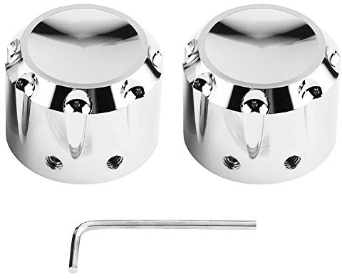 2 Stück CNC Aluminium Motorrad Vorderachse Nut Abdeckung - Anpassbar für Modelle mit Plattierung