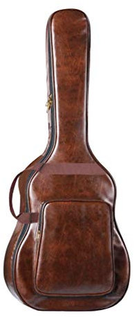 Supvox 40/41 Zoll Gitarrentasche Verstellbarer Doppelter Schultergurt Akustische Gitarrentasche mit Grifftasche Wasserdicht Bass Case Cover ()