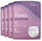 Amazon Basic Care Damen Höschen, Unparfümiert, Discreet Large – 4 Packungen à 7 Stück (28 Pants), Weiß