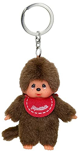 Sekiguchi Key Chain Chico Rojo | 10 cm | Mon Cicci | Monchhichi | Llavero