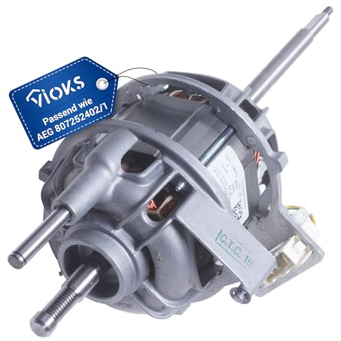 VIOKS Antriebsmotor Motor Ersatz für AEG 807252402/1 1366146031 Nidec Type DB085D50E00 Trockner Wäschetrockner Kondenstrockner Wärmepumpentrockner