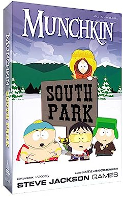 The OP USAopoly - Munchkin South Park Kartenspiel - Offiziell Lizenziertes Comedy Central & South Park Brettspiel & Merchandise - Steve Jackson Spiel - Ab 17 Jahren - Für 3-6 Spieler - Englisch