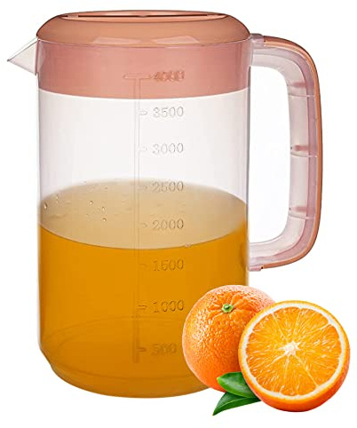 Jarra De Agua Jarra De Agua De Plástico De 4l De Bebida De Grande De Bebida Transparente Para Hacer Bebidas De Verano De De Plástico De De De