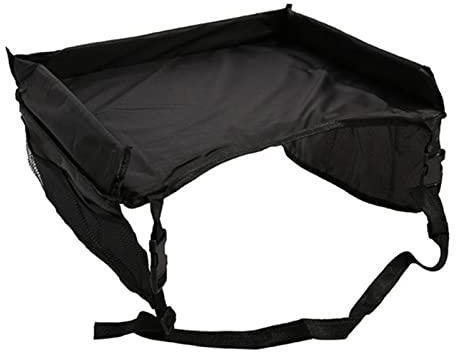 Anulely Kids Travel Tray, Car Seat Tray Table Organizer For Kids Activities, Travel Tray With Organize Bag, Road Trip Essentials Activity Table For Children