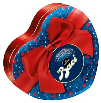 Scatola Cuore Latta Baci 50gr Perfetta idea Regalo per San Valentino Fetsa Della Donna Festa della Mamma Compleanno !