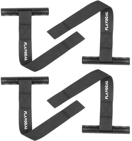 4 Pack Quick Hood Loops Canoe Kayak Tie Down Straps Anchor for Car Roof Racks, Truck, Boat, Bow Stern Transport Secure
